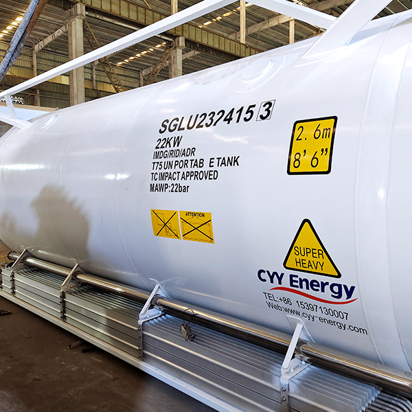  Contenedor de tanques de 20 pies enviado a la India el 12 de septiembre