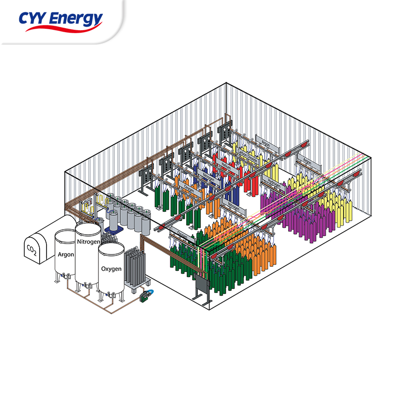 Sistema automático de llenado de gas